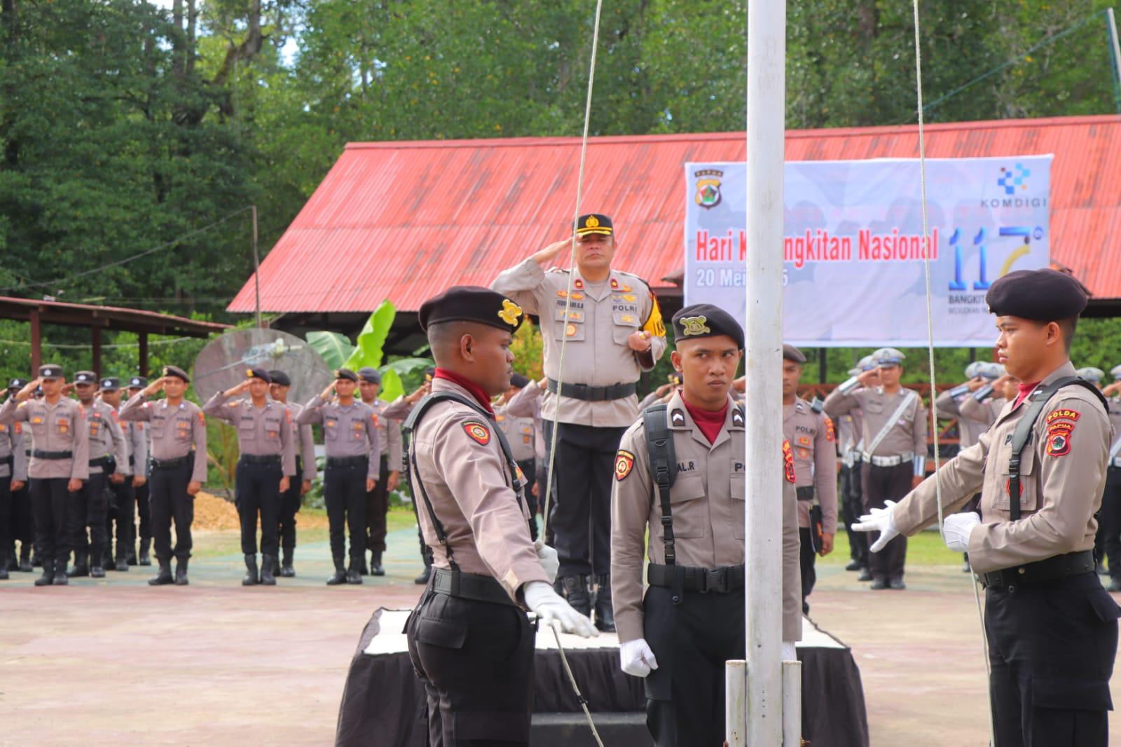 Kapolres Supiori Pimpin Upacara Peringatan Hari Kebangkitan Nasional ke-117 Tahun 2025