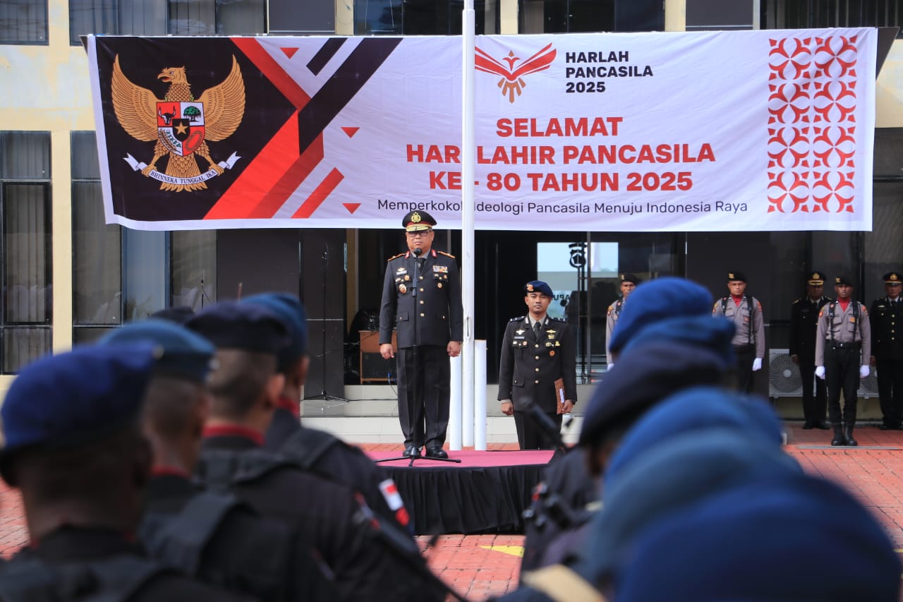 Polda Papua Gelar Upacara Peringatan Hari Lahir Pancasila