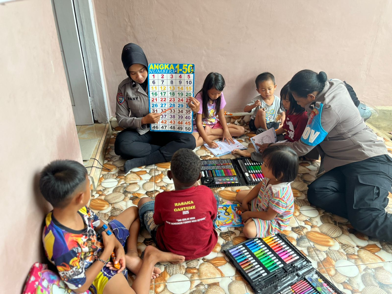 Subsatgas Si Ipar Terus Gencarkan Pendidikan untuk Anak Putus Sekolah di Kota Jayapura