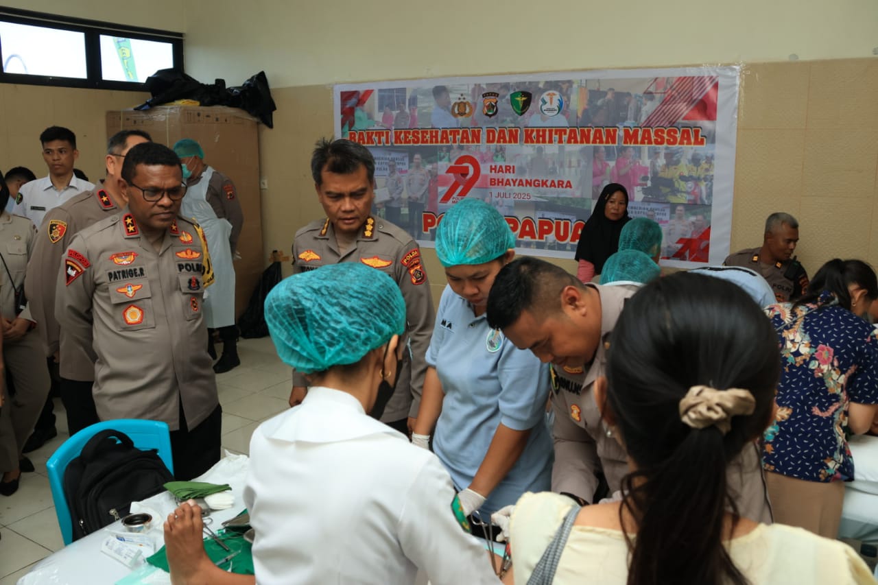 Kapolda Papua Hadiri Puncak Bakti Kesehatan Polri: Wujud Nyata Polri Peduli Kesehatan Masyarakat