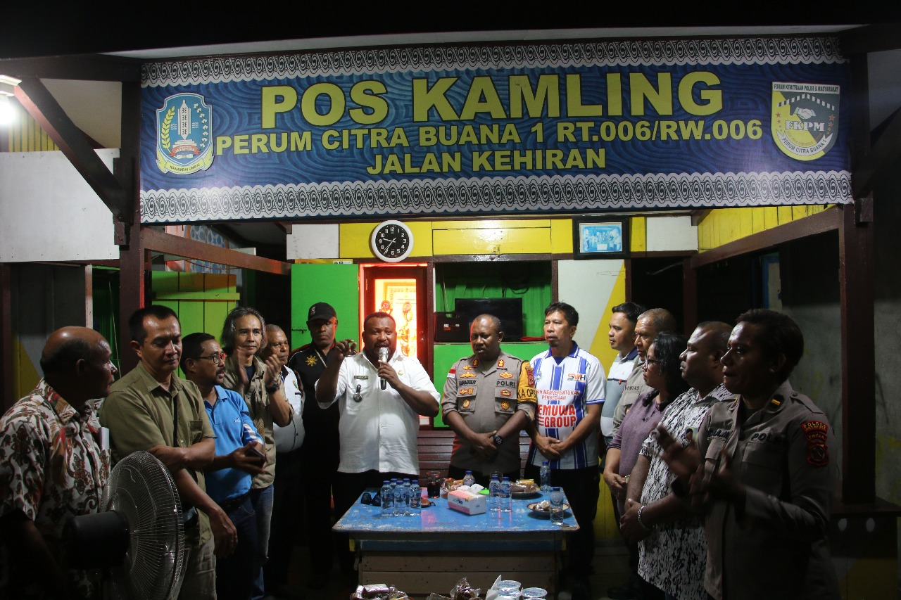 Polres Jayapura Gelar Forum Komunikasi Polisi dan Masyarakat (FKPM) di Perumahan Citra Buana 1