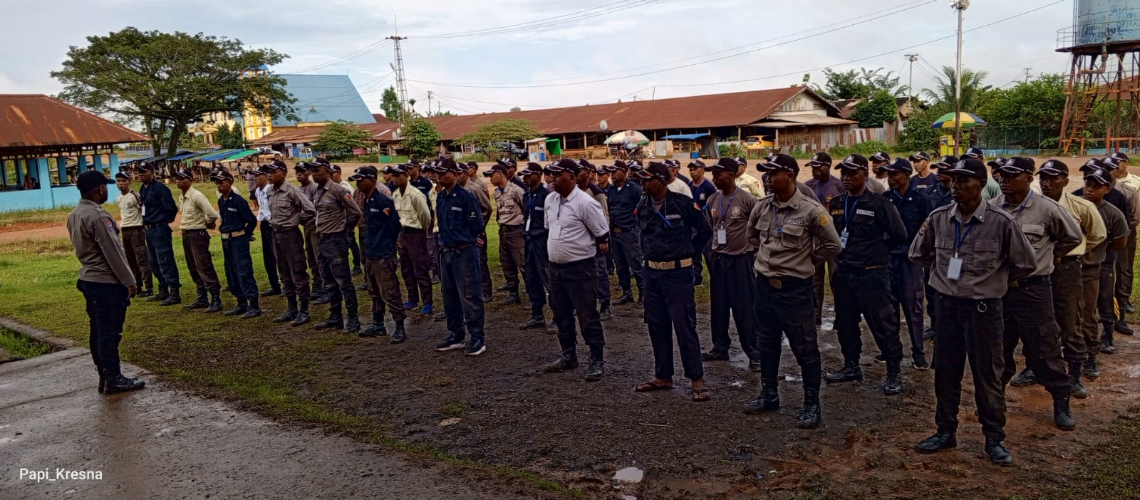 Sat Binmas Polres Boven Digoel Laksanakan Pembekalan Materi Diksar Satpam Angkatan V Tahun 2025