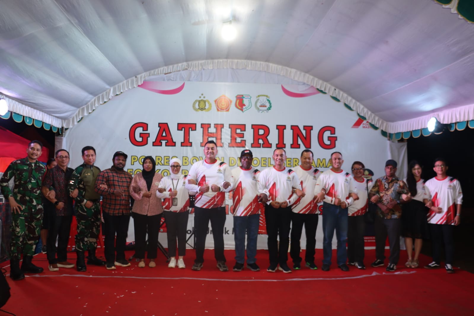 “Polres Boven Digoel Gelar Gathering dalam Rangka HUT Bhayangkara ke-79”