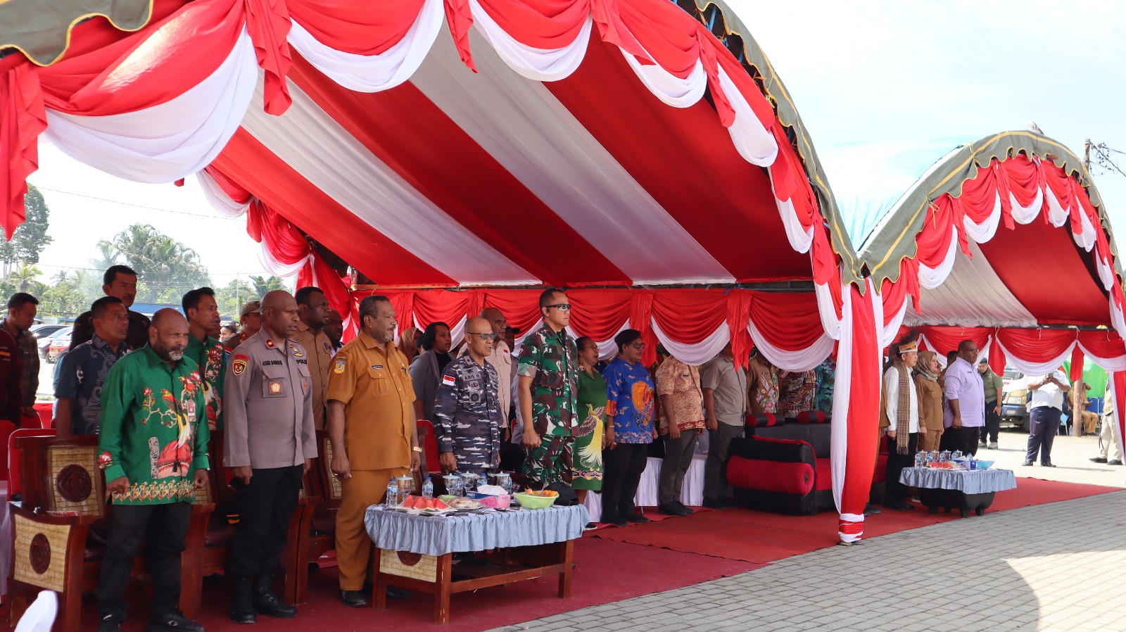 Wakapolres Sarmi Hadiri Kunjungan Penjabat Gubernur Papua di Kabupaten Sarmi