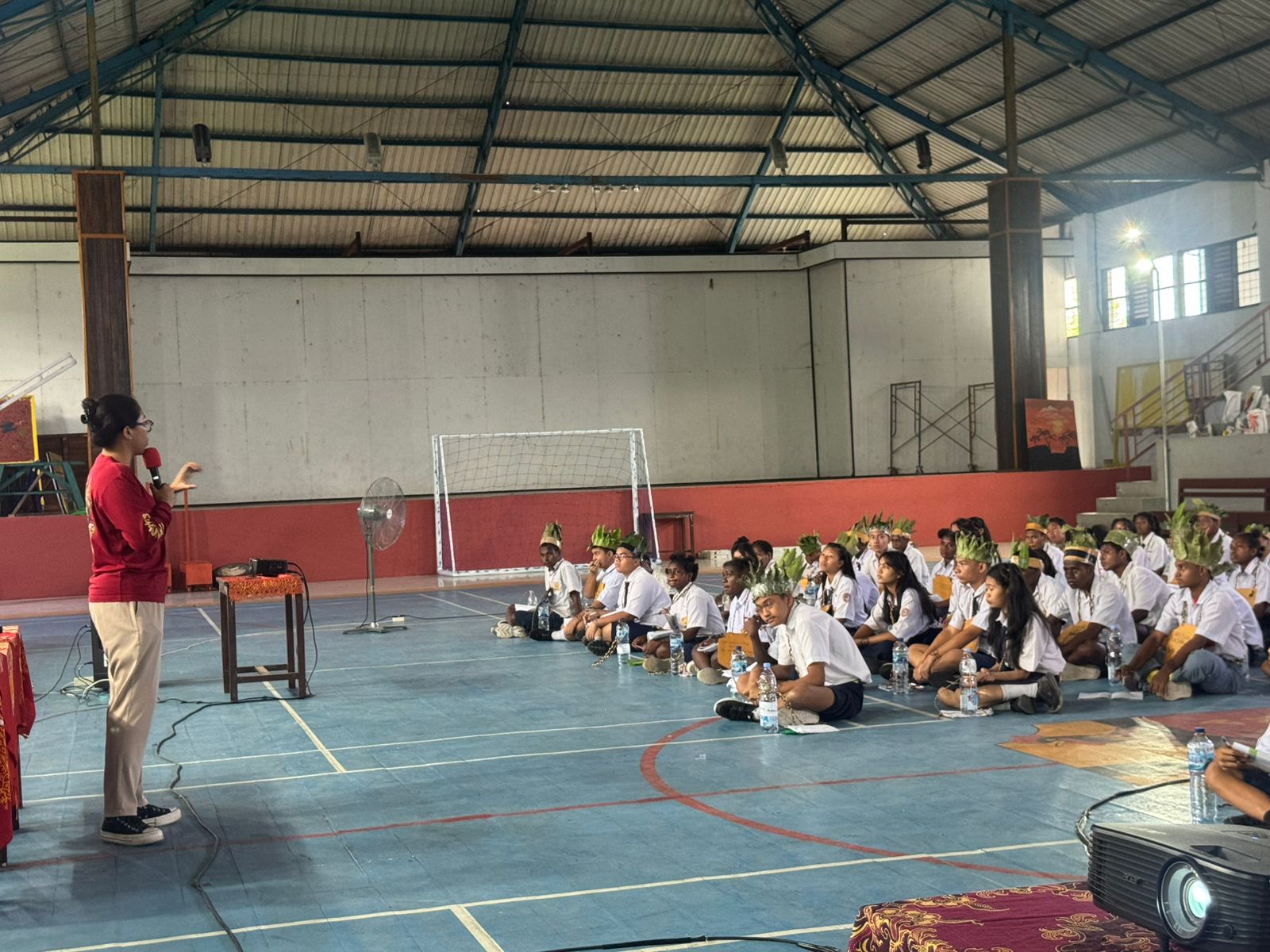 Sosialisasi Bahaya Penyalahgunaan Narkoba di SMA YPPK Adiluhur Nabire