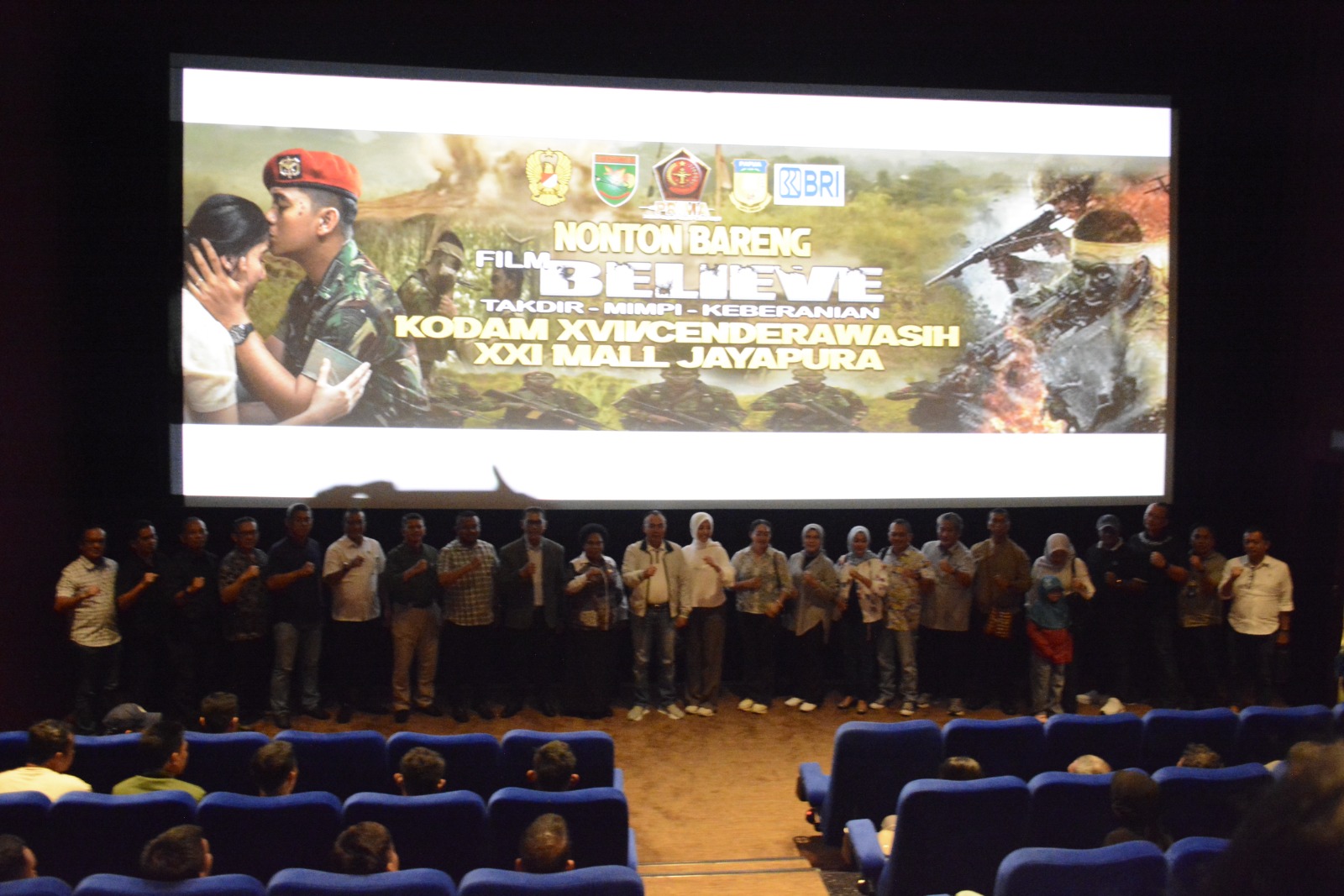 Sinergi di Balik Layar: Polri dan TNI Serta Forkopimda Papua Saksikan Film Inspiratif ‘Believe’