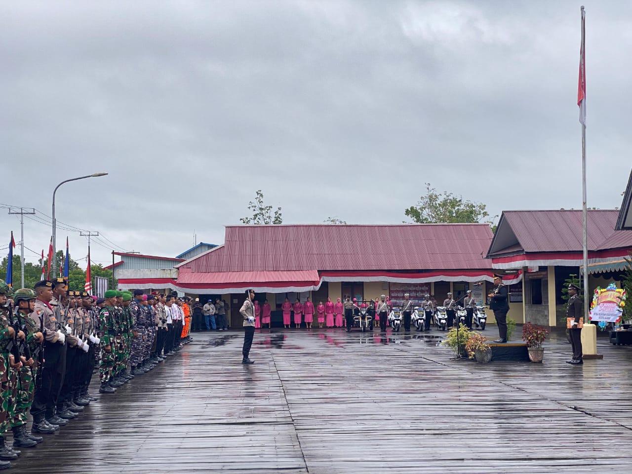 Kapolres Asmat Pimpin Upacara Hari Bhayangkara 1 Juli 2025.