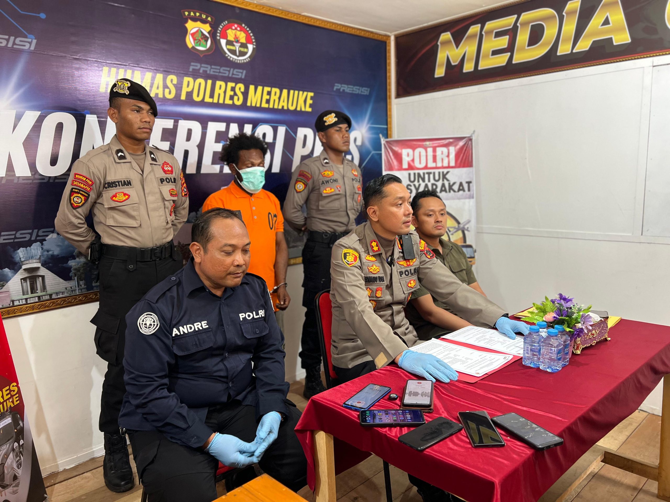 POLRES MERAUKE BERHASIL UNGKAP  KASUS RUDAPAKSA YANG DILAKUKAN OLEH AYAH KANDUNG KEPADA ANAKNYA