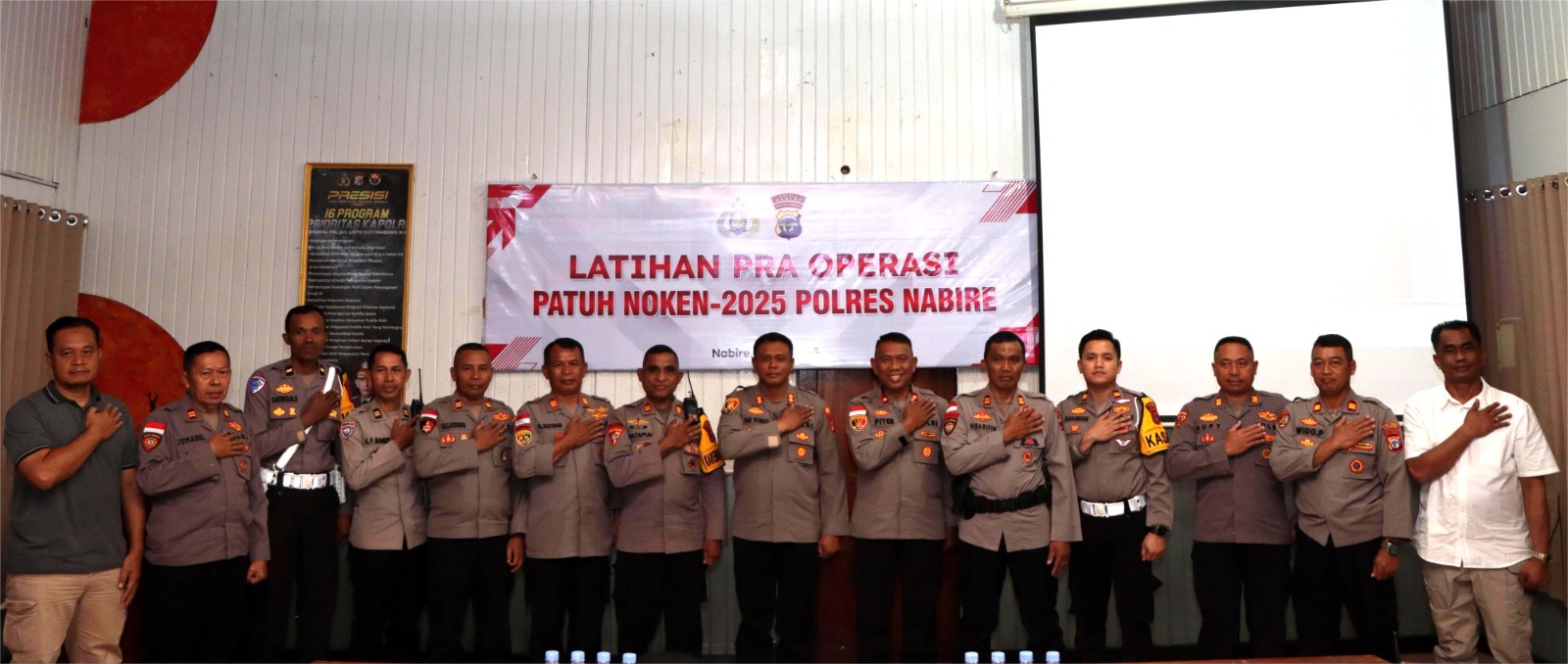 Tekan Angka Pelanggaran dan Kecelakaan Polres Nabire Laksanakan Latihan Pra Operasi Patuh Noken 2025