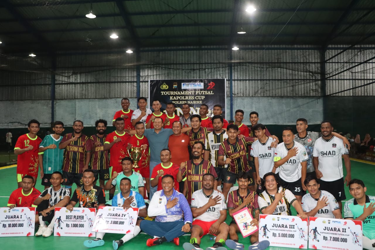 Penutupan Turnamen Futsal Kapolres Cup I 2025