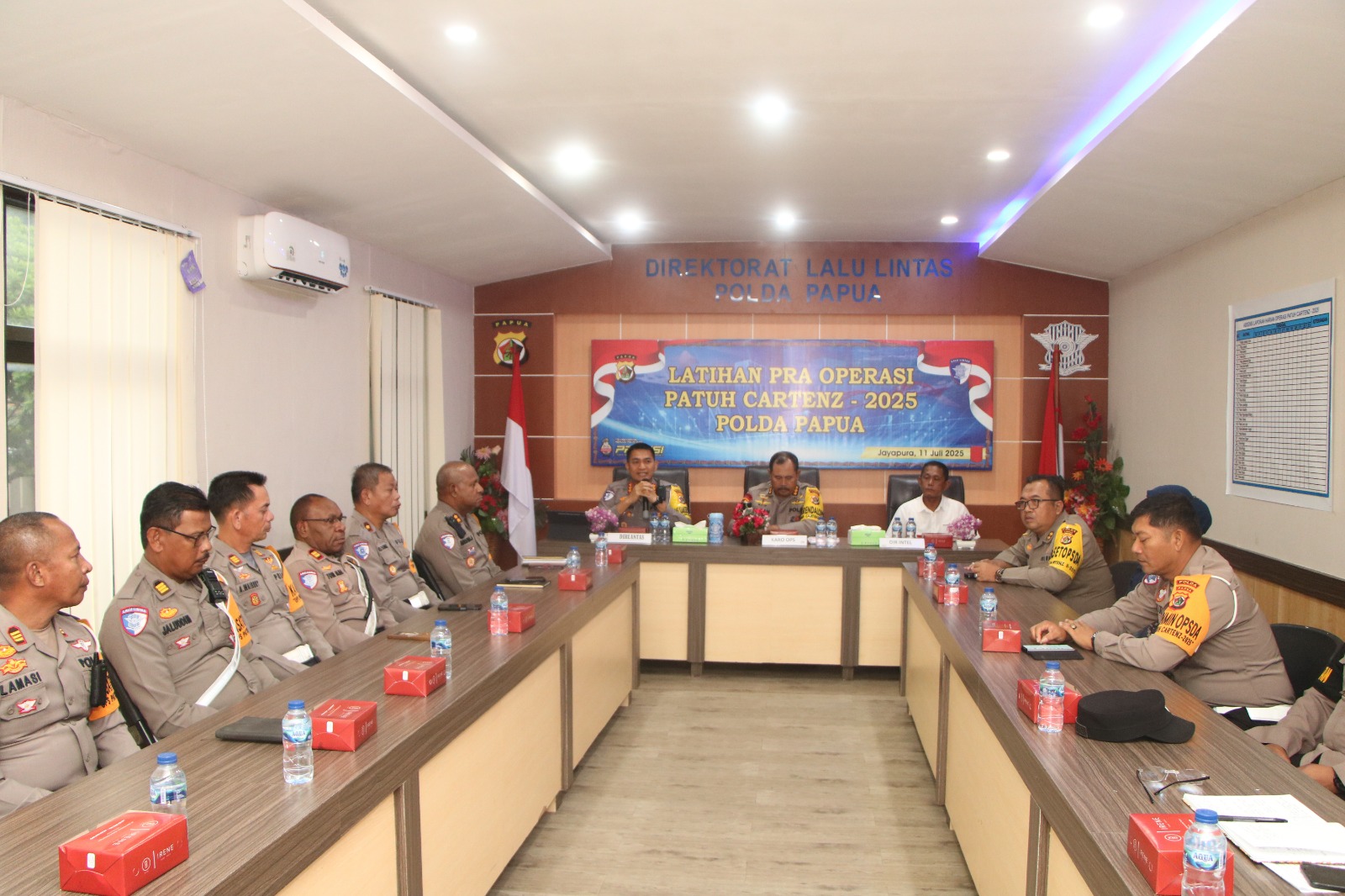 Latihan Pra Operasi Patuh Cartenz – 2025 Polda Papua: Persiapan Maksimal untuk Operasi Tertib Lalu Lintas