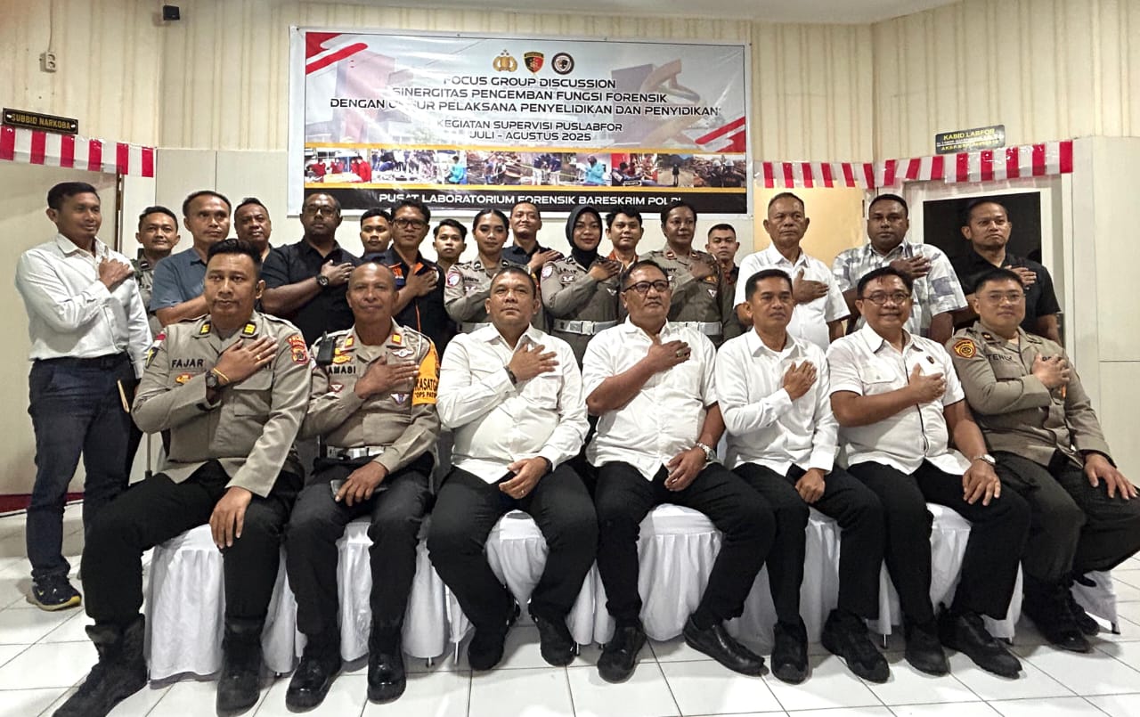 Supervisi Fungsi Labfor T.A. 2025 Perkuat Kinerja Bid Labfor Polda Papua