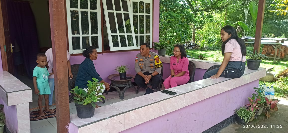 Polres Boven Digoel Laksanakan Anjangsana dalam Rangka Hari Bhayangkara Ke-79.