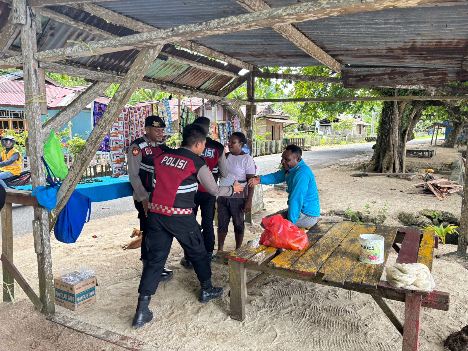 Patroli Rutin Sat Samapta Polres Sarmi Tingkatkan Keamanan dan Ketertiban Masyarakat