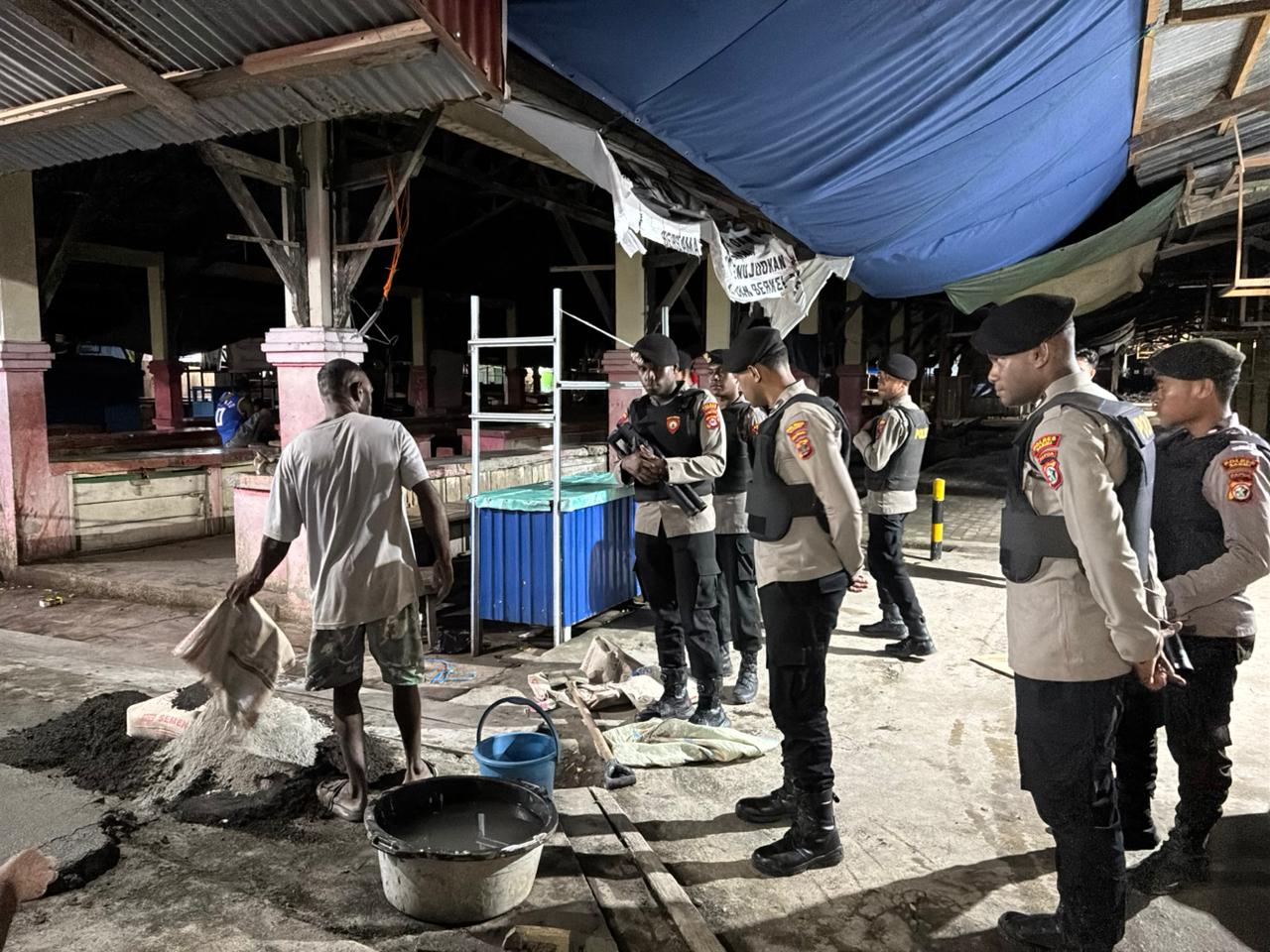 Sat Samapta Polres Sarmi Laksanakan Patroli Rutin, Jaga Stabilitas Keamanan Wilayah