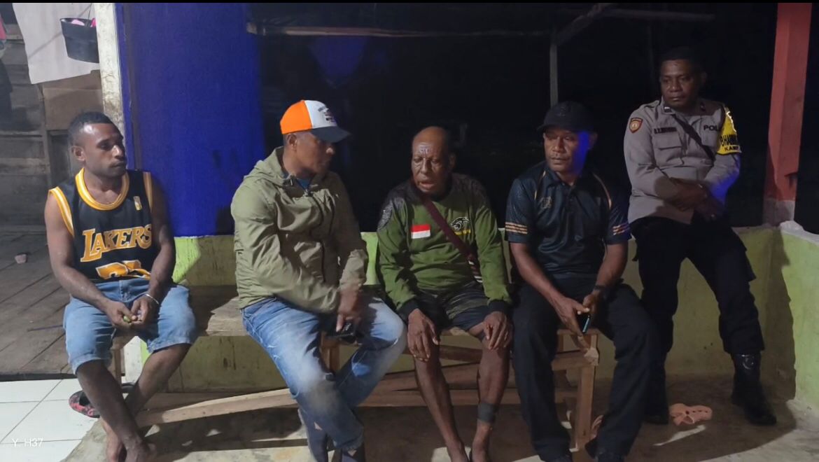 Polsek Bonggo Laksanakan Patroli di Distrik Bonggo Timur, Wujudkan Rasa Aman bagi Warga