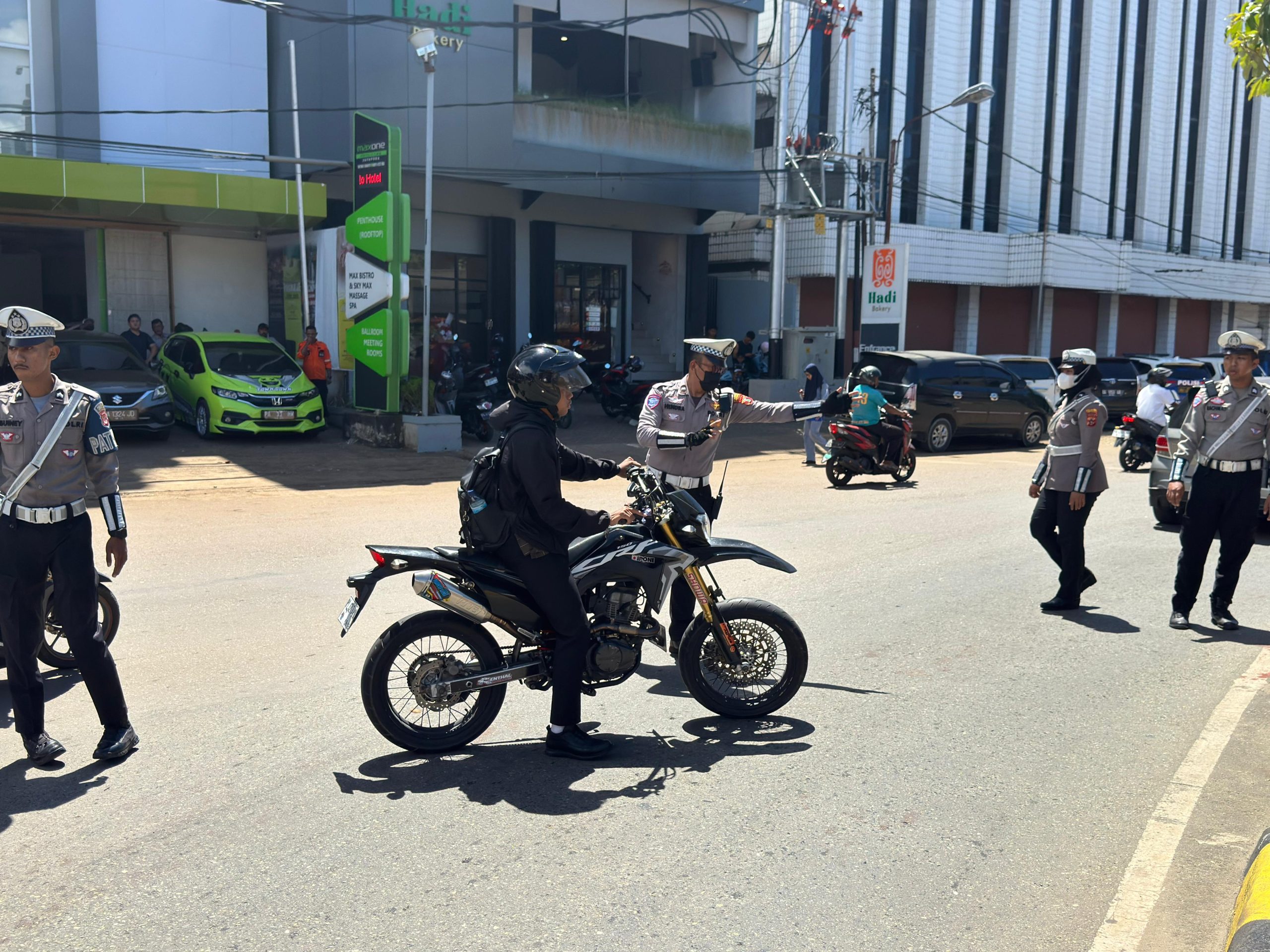 Hari Kedua Ops Patuh Cartenz Polresta, Sebanyak 78 Pengendara Terjaring Razia
