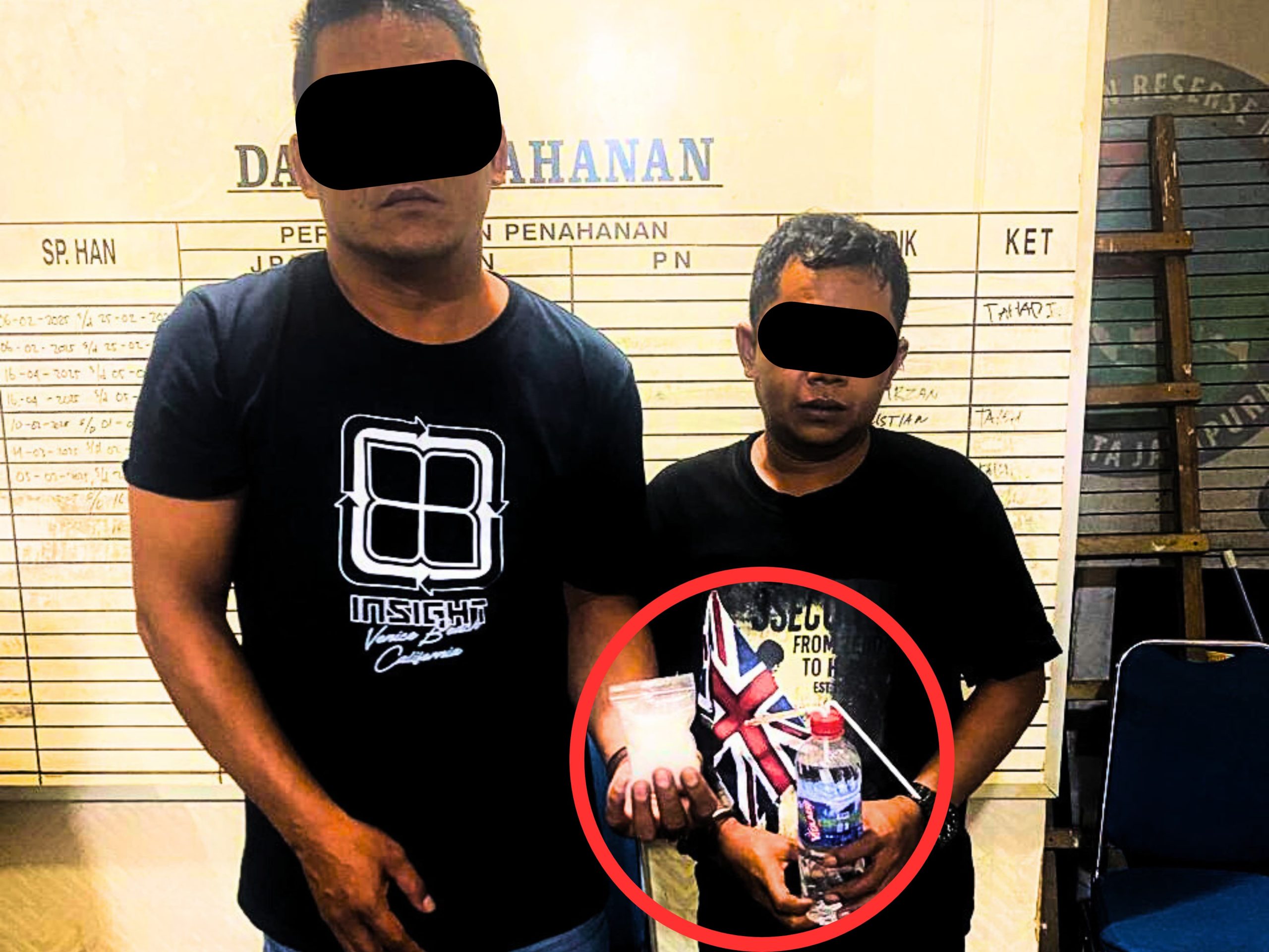 Asyik Nikmati Sabu, Dua Pria Diciduk Tim Opsnal Narkoba Polresta di Waena