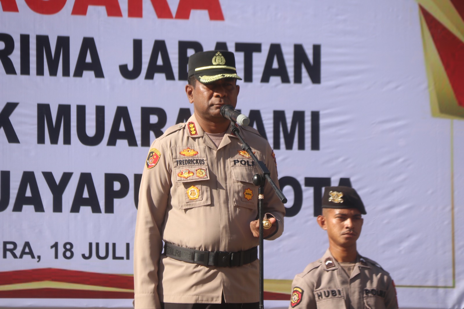 ‎Kapolresta Atensikan Pejabat Kapolsek Muara Tami yang Baru Segera Menyesuaikan
