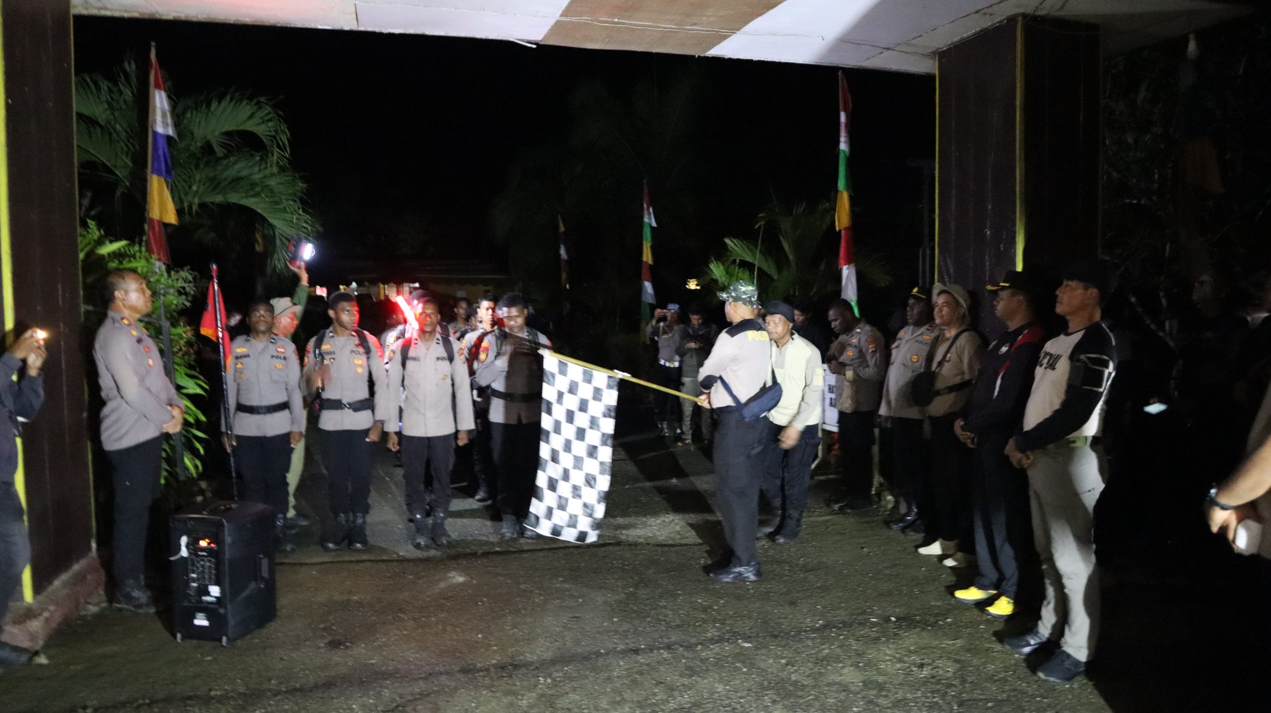 Long March Bersama Kapolda Papua Tengah, Bintara Remaja Angkatan 52 Tuntaskan Pembinaan dengan Semangat Bhayangkara