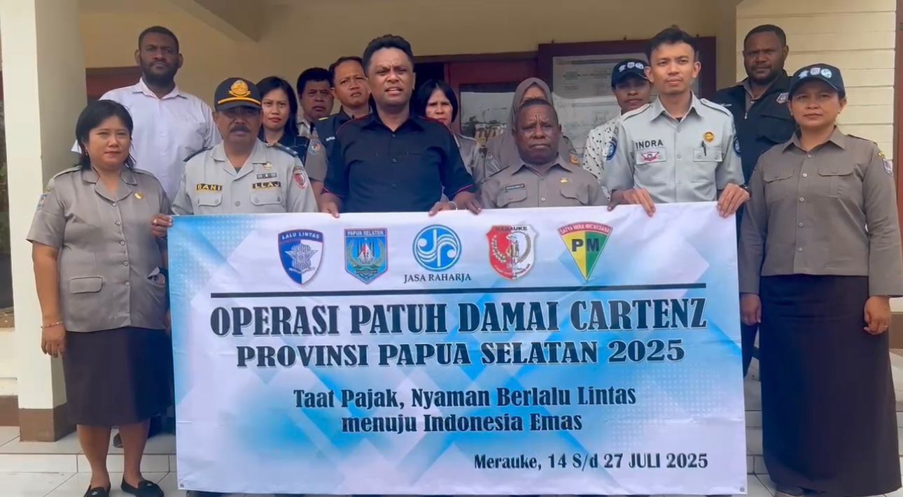 Instansi Terkait Apresiasi Kapolres Merauke Dan Jajarannya Atas Suksesnya Operasi Patuh Cartenz 2025 Serta  Sosialisasi Bebas Pajak Kendaraan