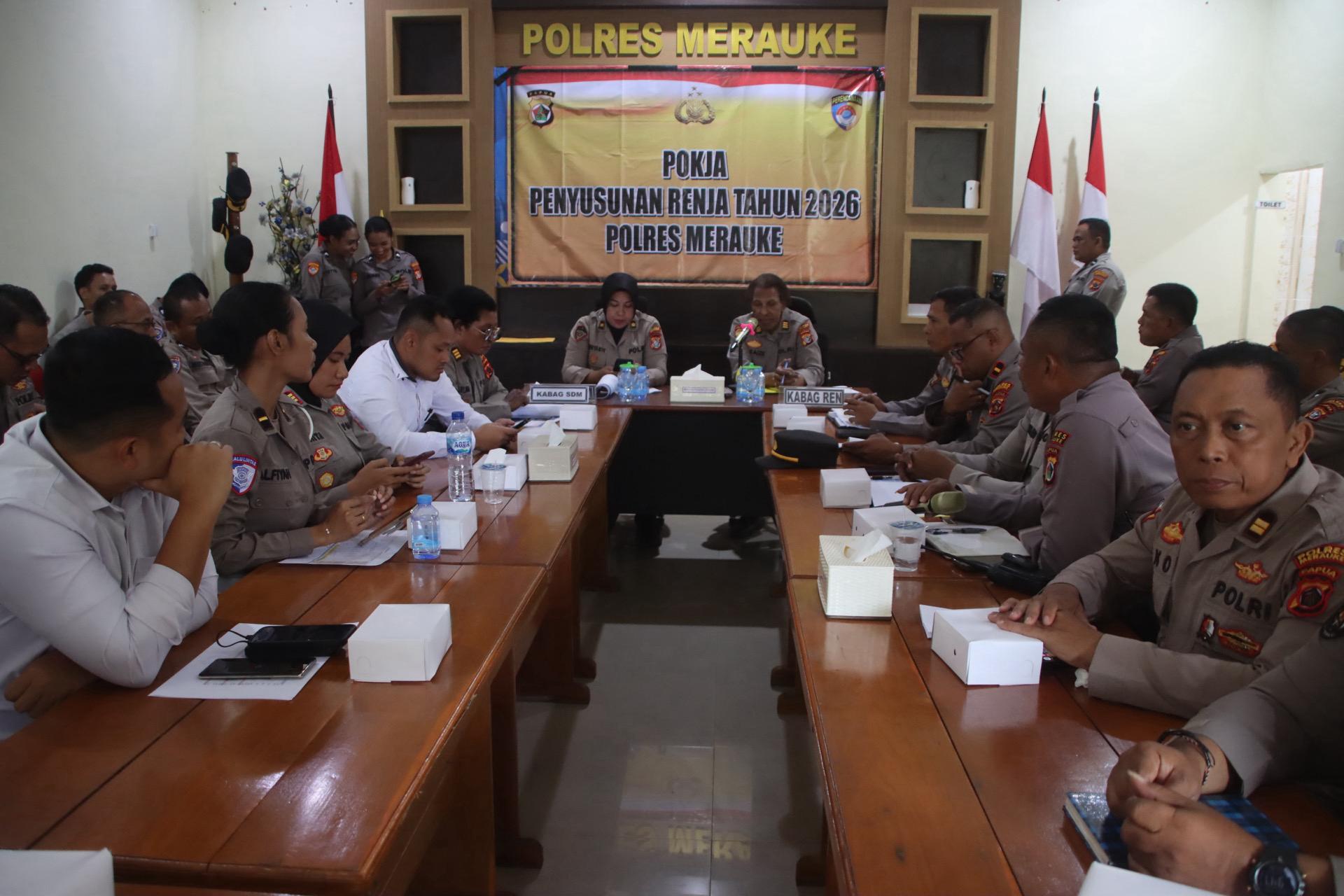 Polres Merauke Gelar Monev Anggaran Triwulan II, Pastikan Transparansi dan Efektivitas Penggunaan Dana