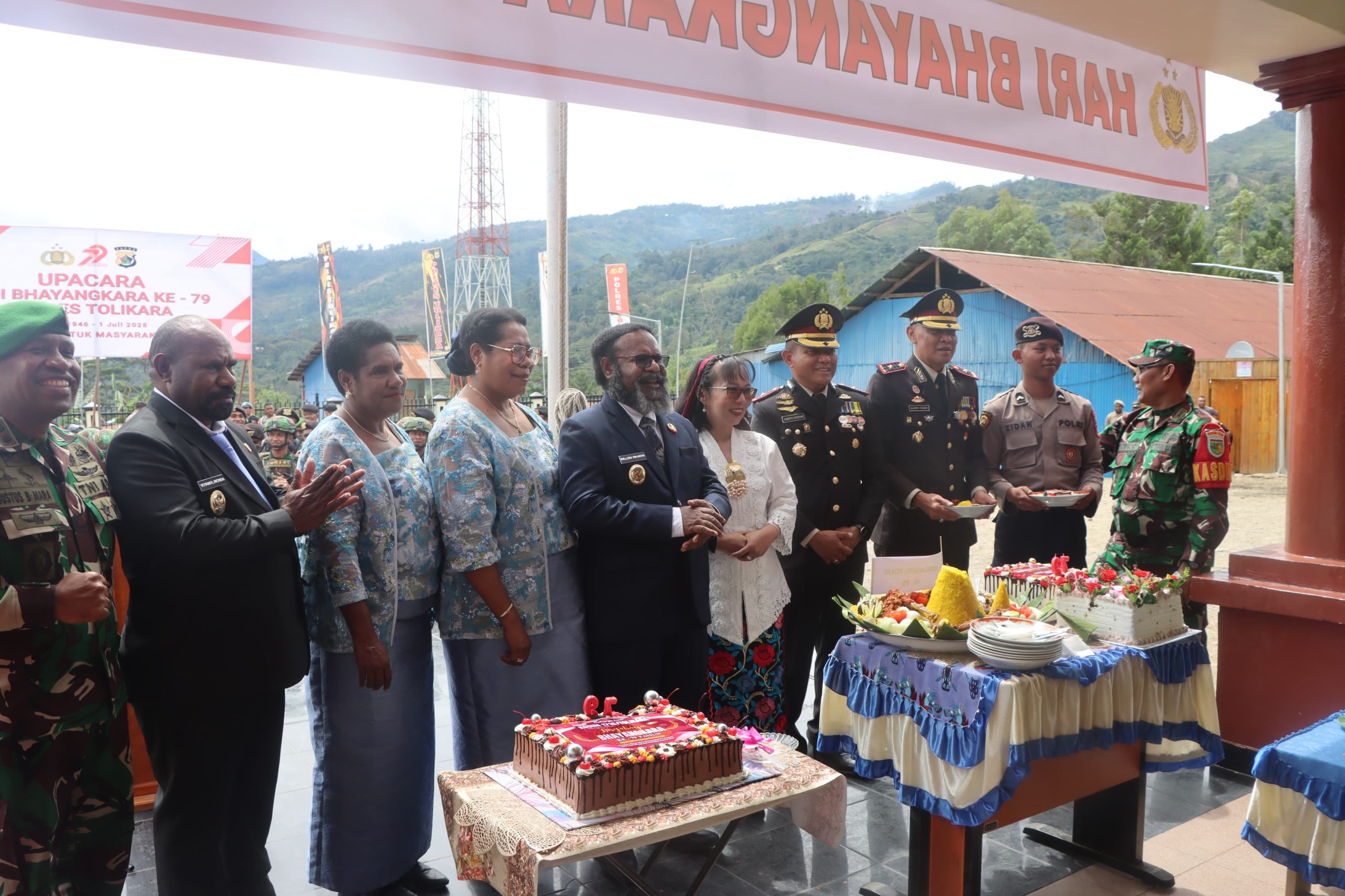 Acara Syukuran Peringatan Hari Bhayangkara Yang Ke – 79 Polres Tolikara