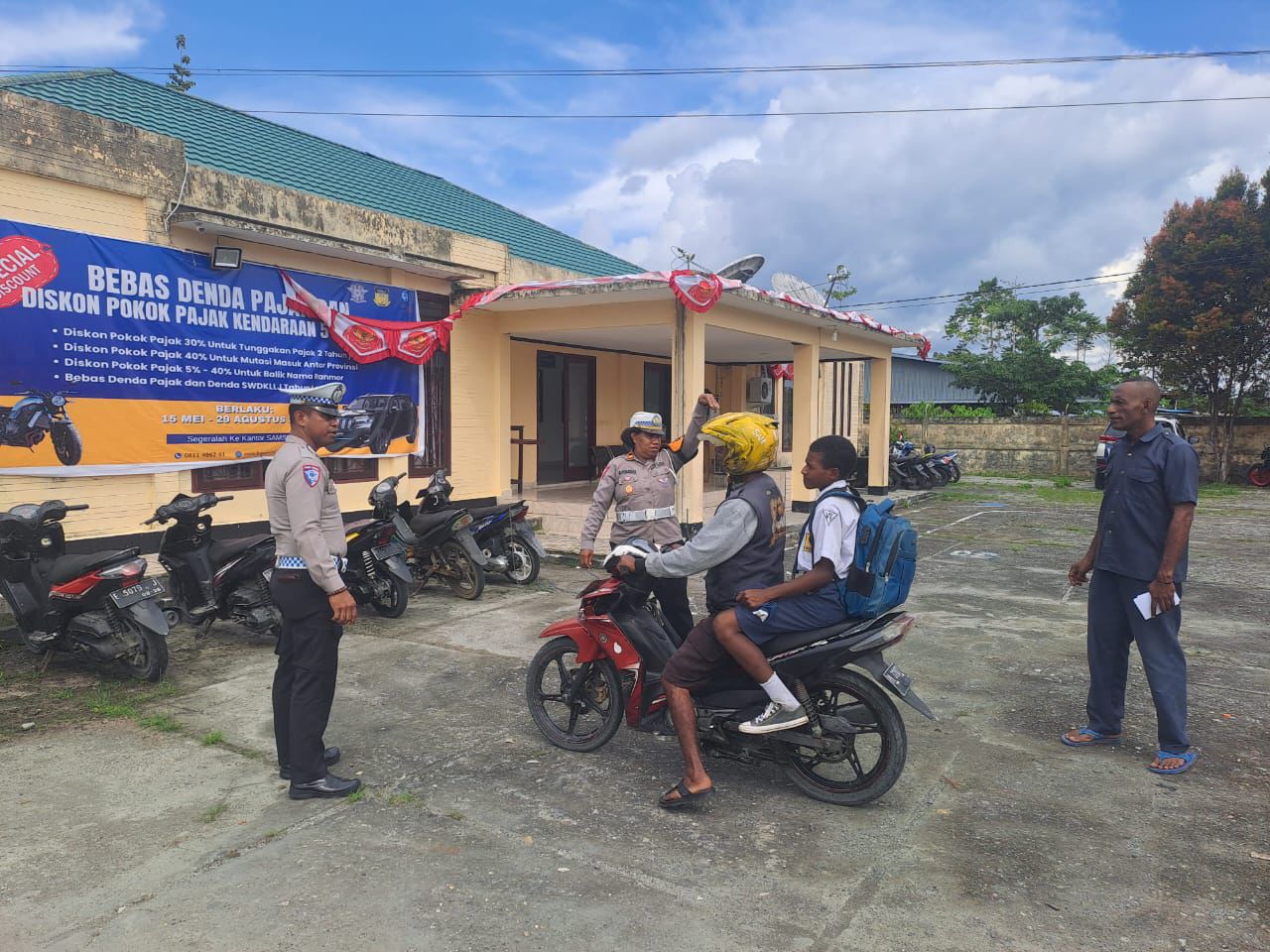 Satuan Lalu Lintas Polres Waropen Gelar KRYD, Jaring 29 Pelanggar