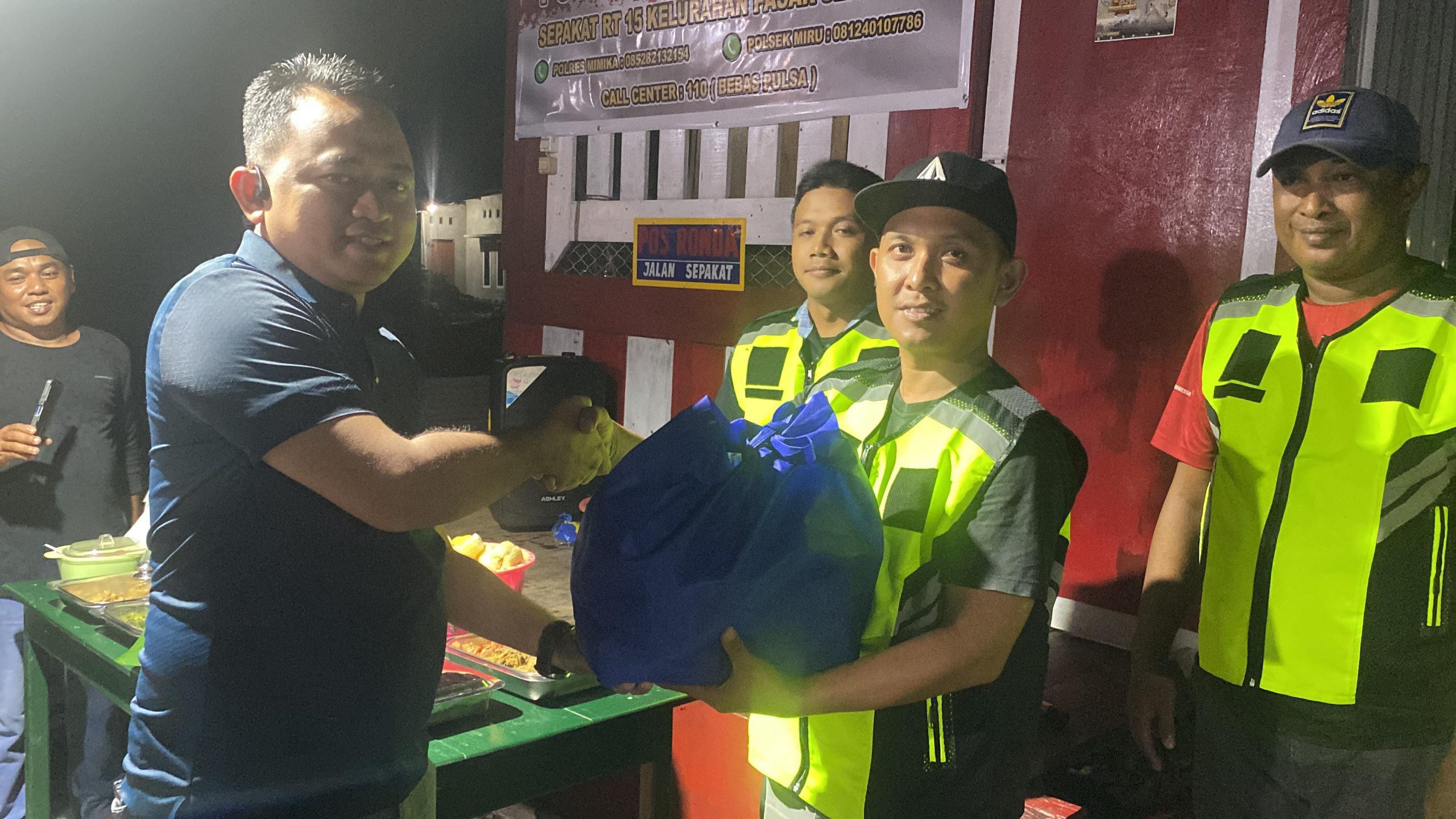Resmikan Dua Pos Peka di Mimika, Kapolres: Pos Peka Sangat Membantu Ciptakan Kamtibmas