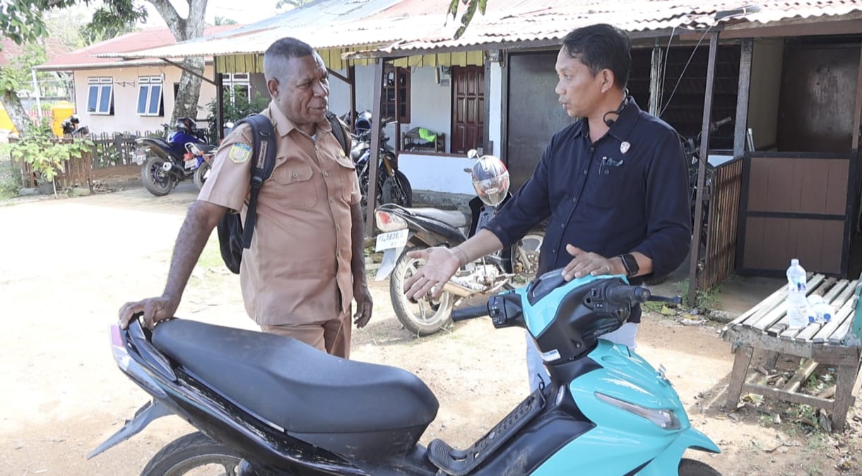 Motor Warga yang Hilang Hampir Tiga Minggu Berhasil Ditemukan, Polres Merauke Serahkan Kembali ke Pemilik