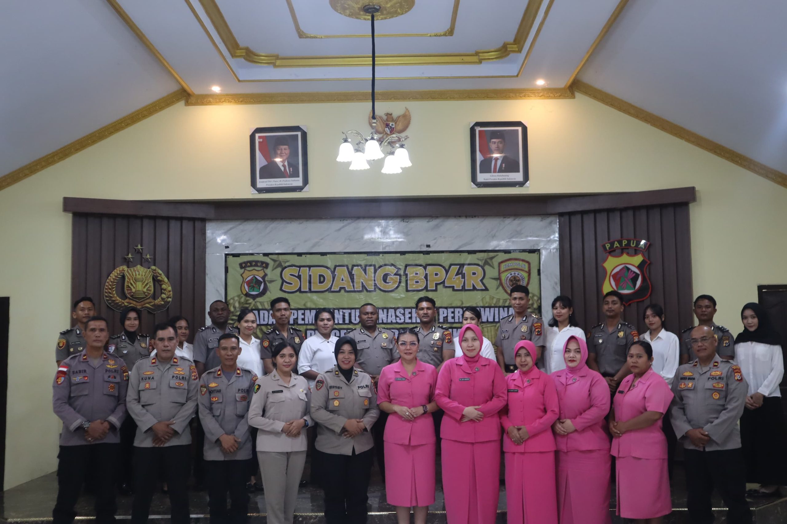 Polres Merauke laksanakan Sidang BP4R bagi 8 personil Polres Merauke