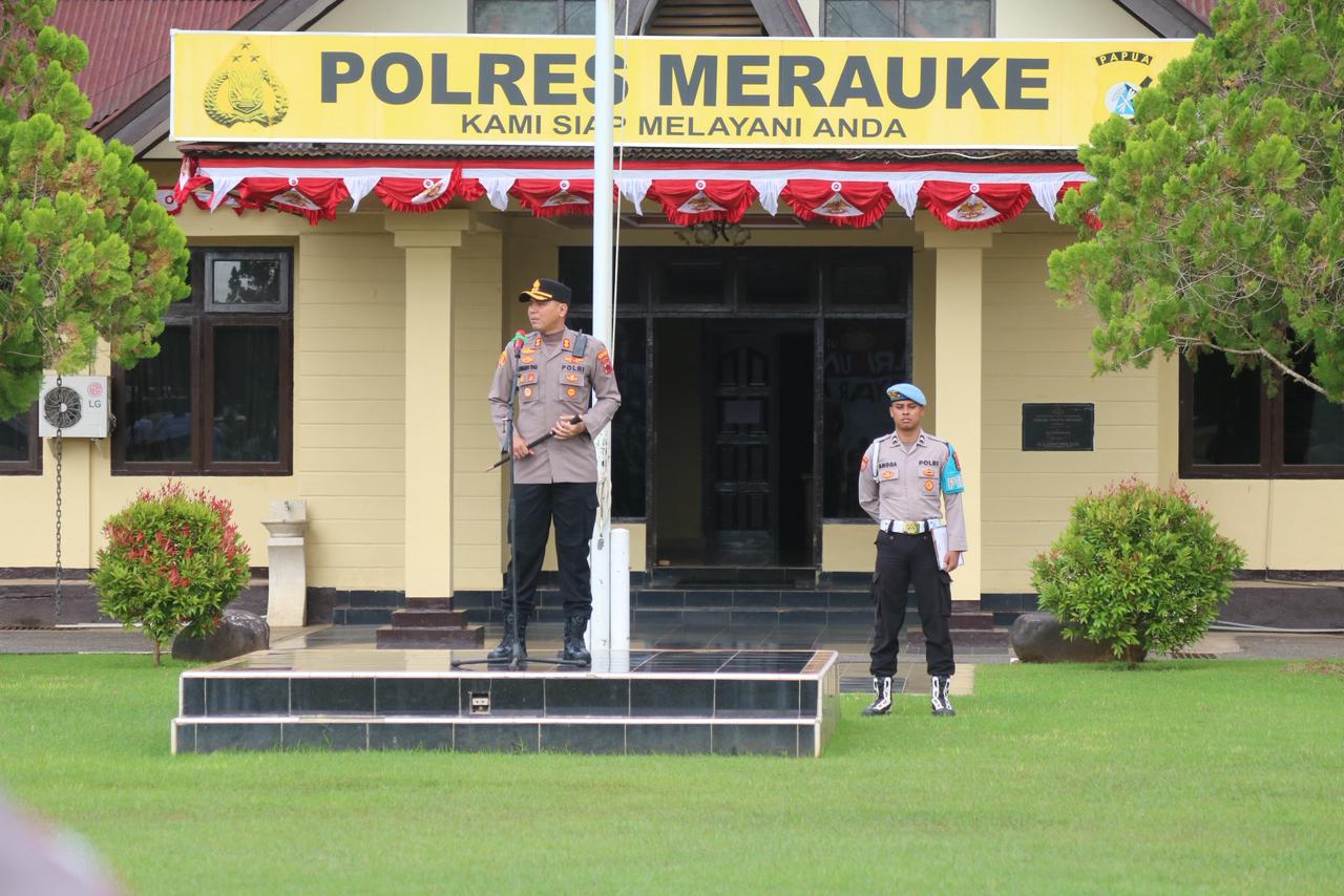 Kapolres Merauke Tekankan Anggota Bertindak Profesional, Proporsional, Humanis Dan Etika Bermedia Sosial