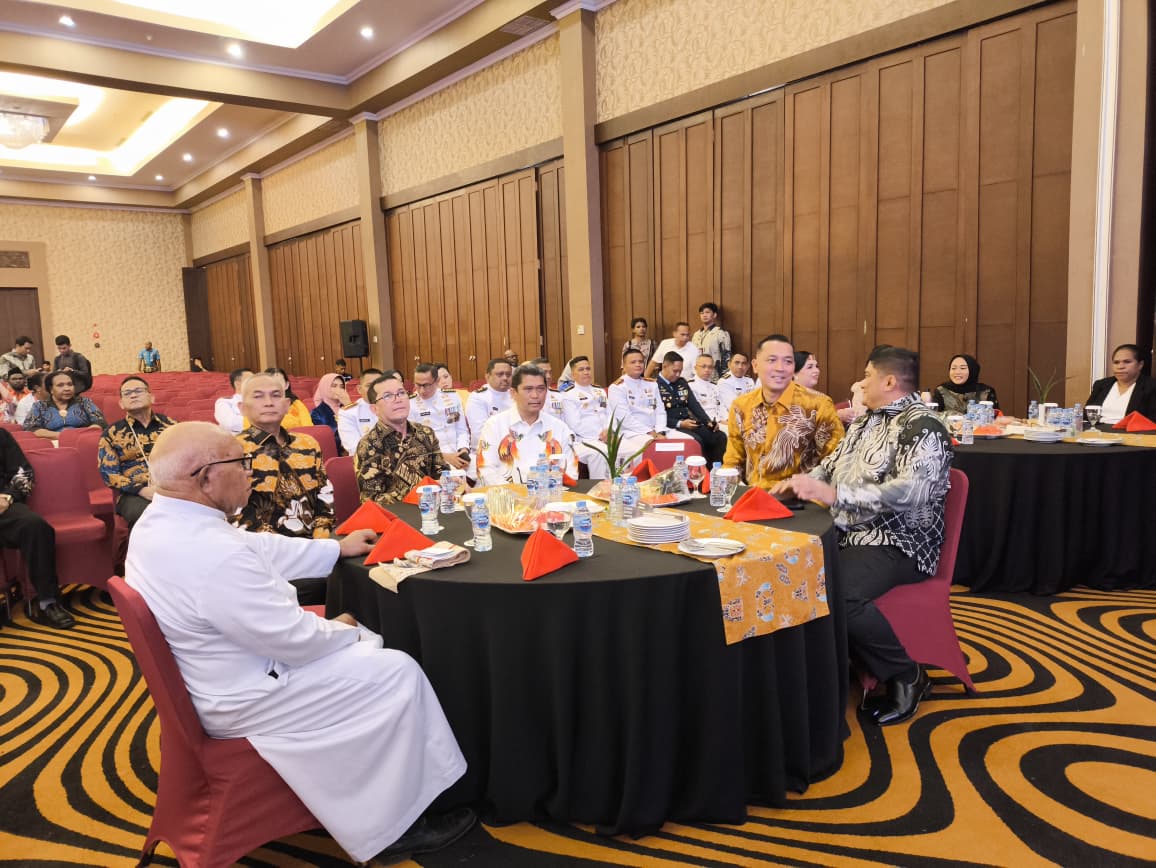 Kapolres Merauke Bersama Forkopimda Hadiri Resepsi Kenegaraan HUT ke-80 RI Tingkat Provinsi Papua Selatan