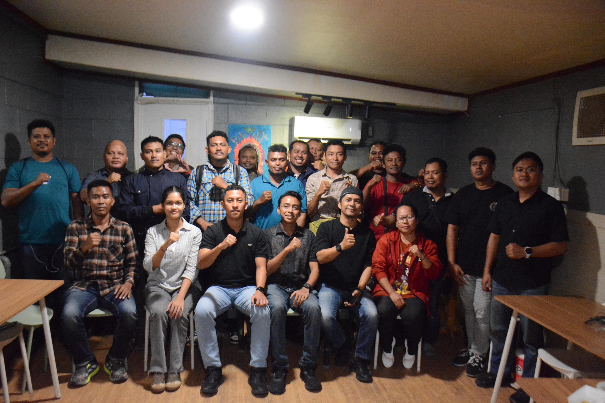 Satgas Ops Damai Cartenz Jalin Silaturahmi dengan Wartawan di Timika