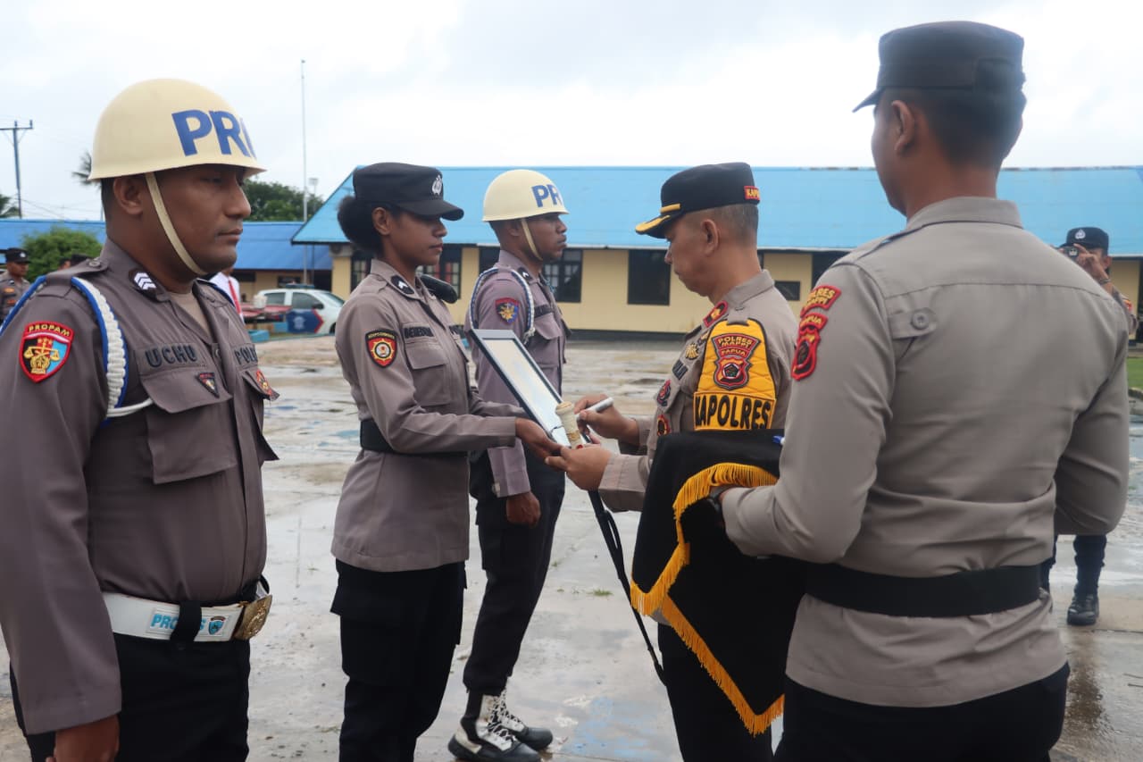 Langgar Kode Etik Profesi, Satu Personil Polres Mappi Diberhentikan