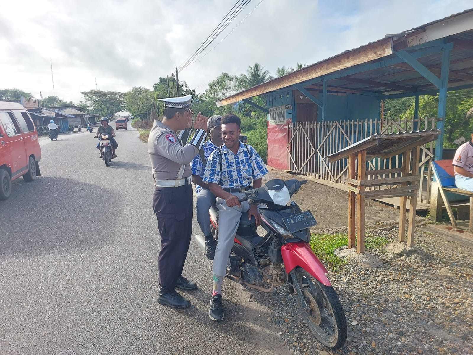 Tingkatkan Keselamatan, Satlantas Polres Boven Digoel Tindak Pengendara yang Langgar Aturan Lalu Lintas