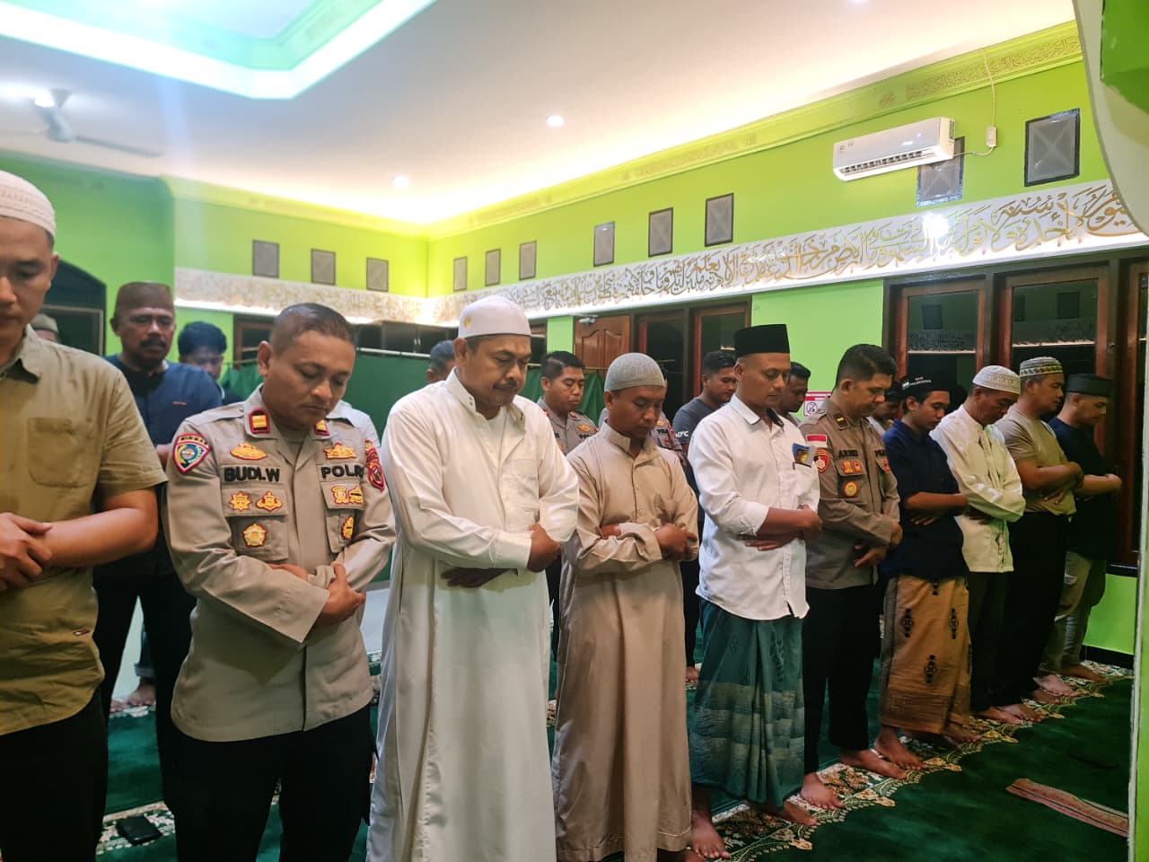 Polres Keerom Laksanakan Sholat Ghoib dan Doa Bersama untuk Korban Aksi Demonstrasi