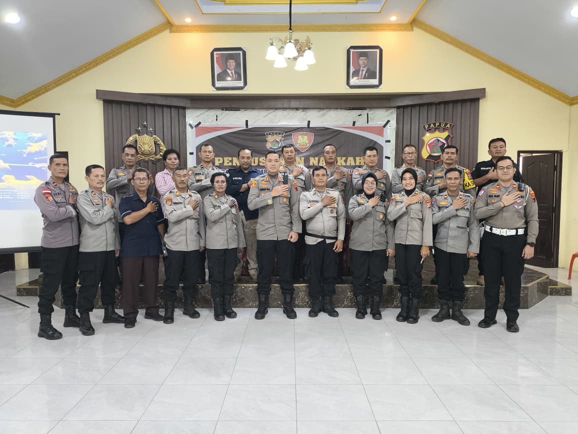 Polres Merauke Gelar Penyusunan Naskah SOP Satuan Tahti dan SOP Ketahanan Pangan