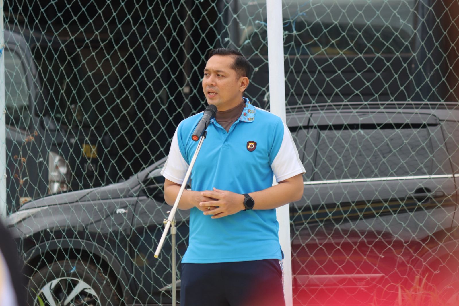 Pertandingan Bola Voli internal Polres Merauke dan Peresmian Lapangan Bola Voli Samara Polres Merauke