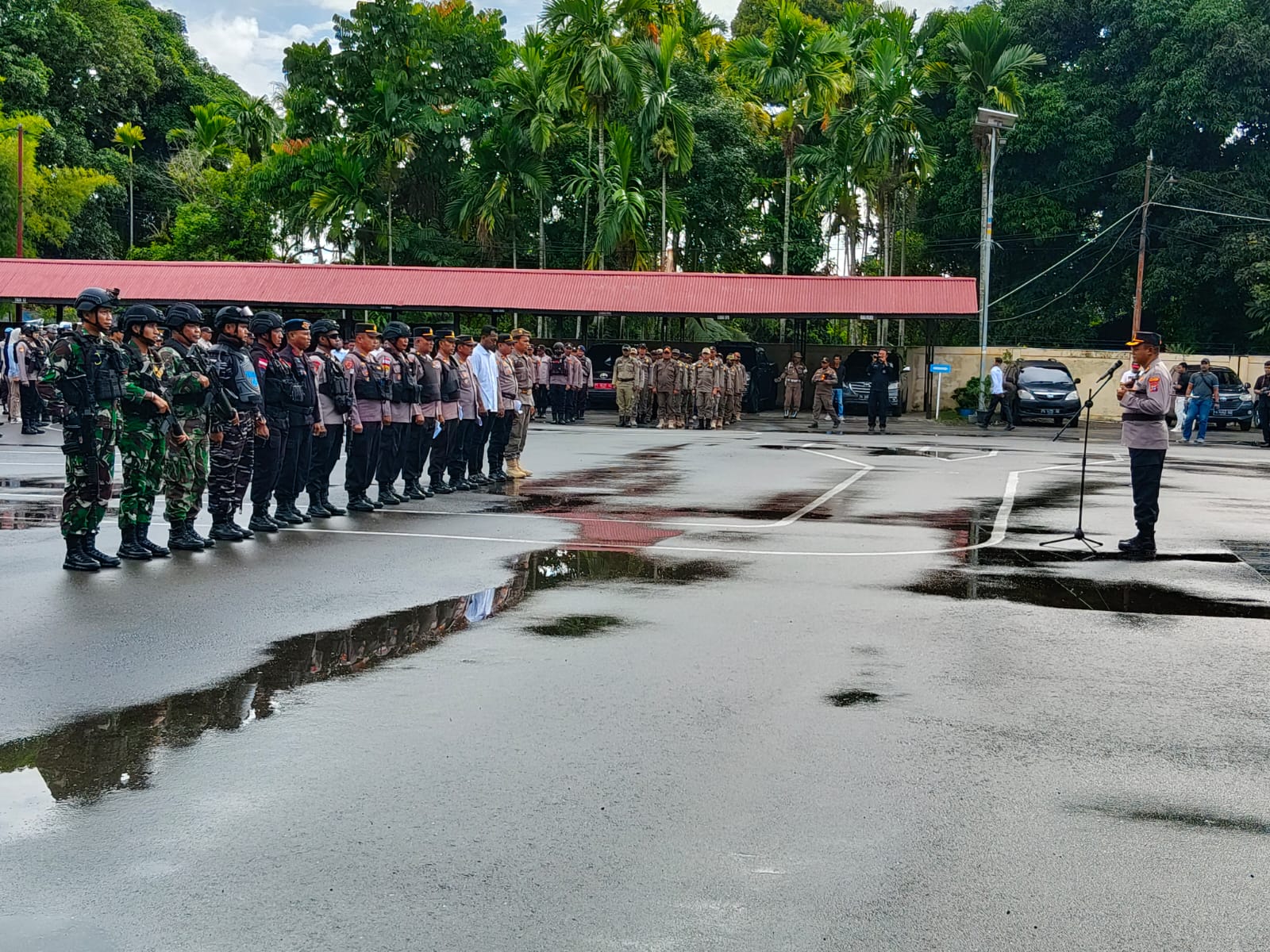 Polres Nabire Gelar Apel Kesiapan Pengamanan hadapi potensi aksi, dampak Isu Nasional