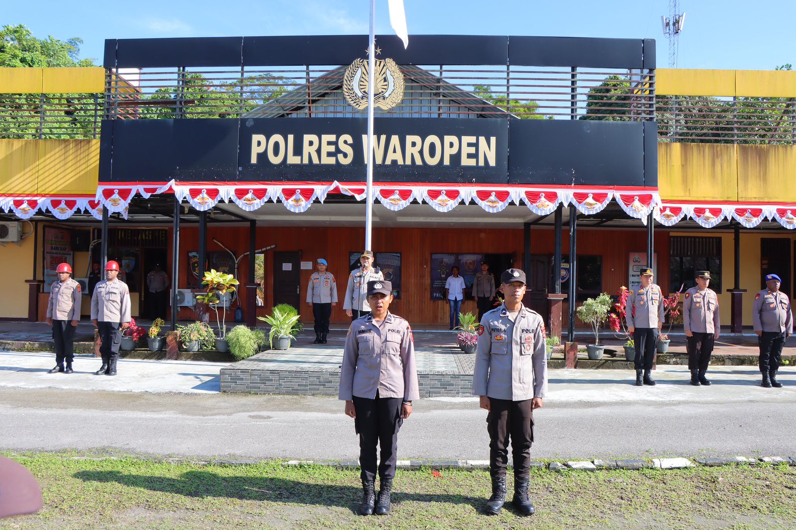 Pedomani Tri Brata dan Catur Prasetya, Personel Polres Waropen Diharapkan Mampu Mengaplikasikan Dalam Pelaksanaan Tugas