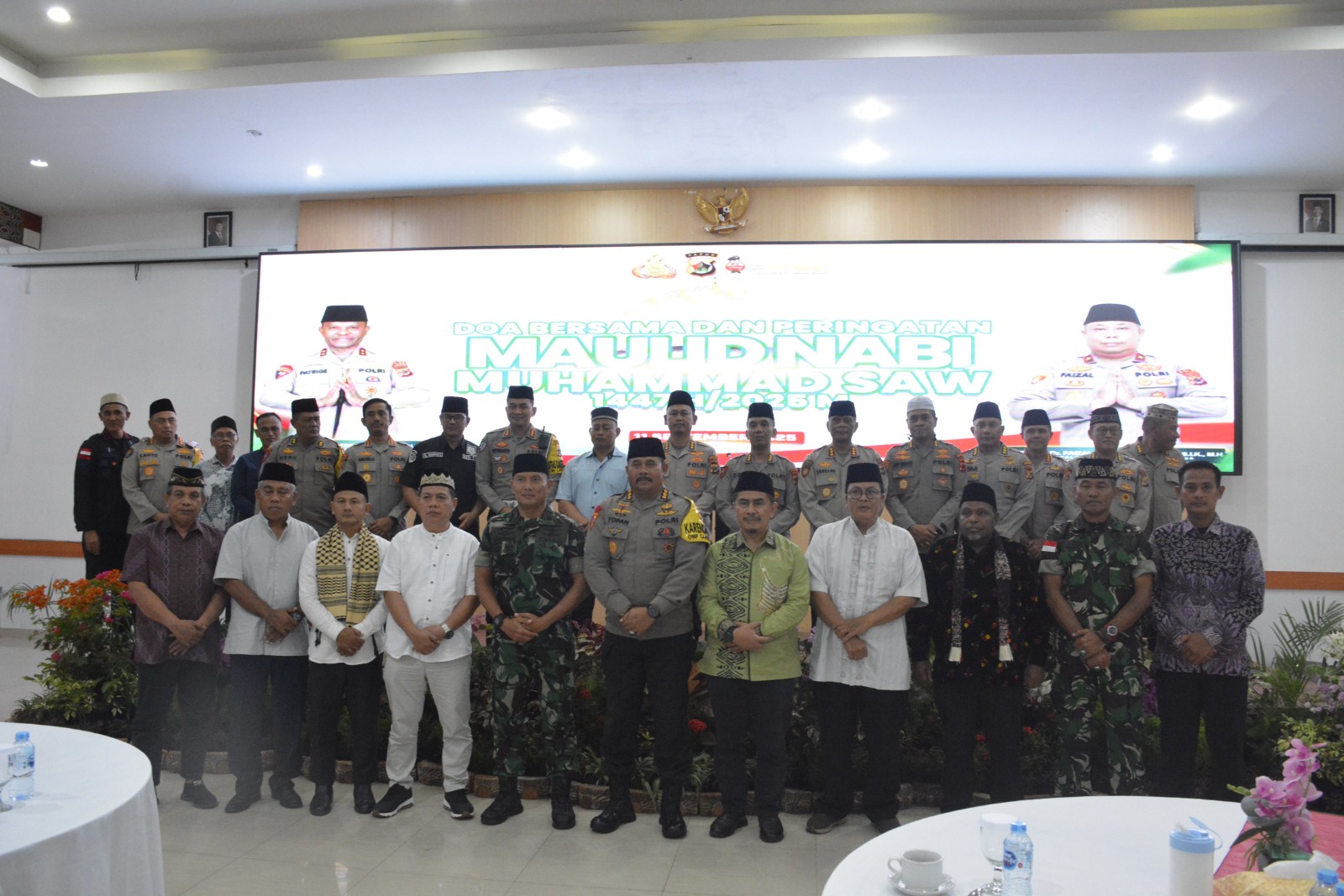 Polda Papua Gelar Doa Bersama dan Peringatan Maulid Nabi Muhammad SAW 1447 H / 2025 M