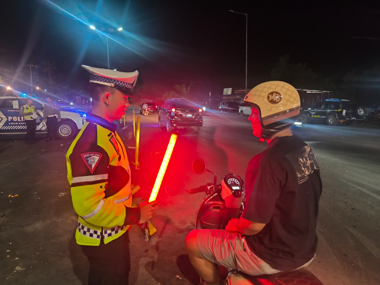 Cegah Balap Liar, Ditlantas Polda Papua Gelar KRYD Malam Minggu di Sejumlah Wilayah