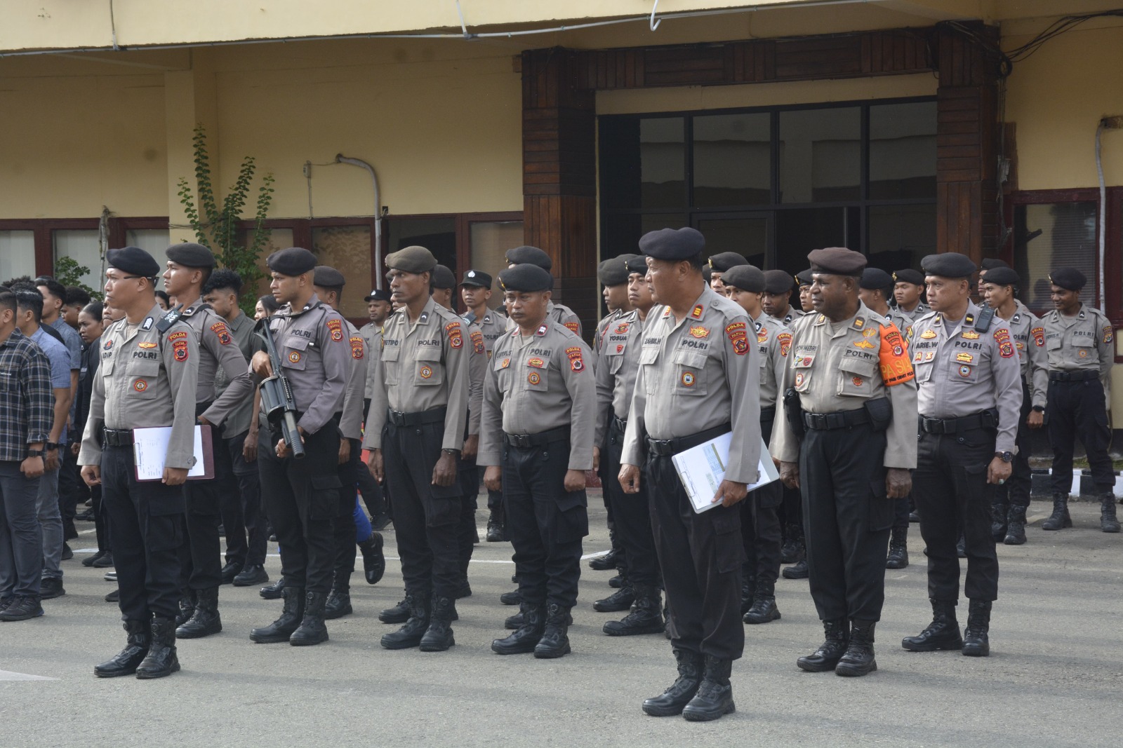 Polda Papua Gelar Apel Siaga Antisipasi Perkembangan Sitkamtibmas