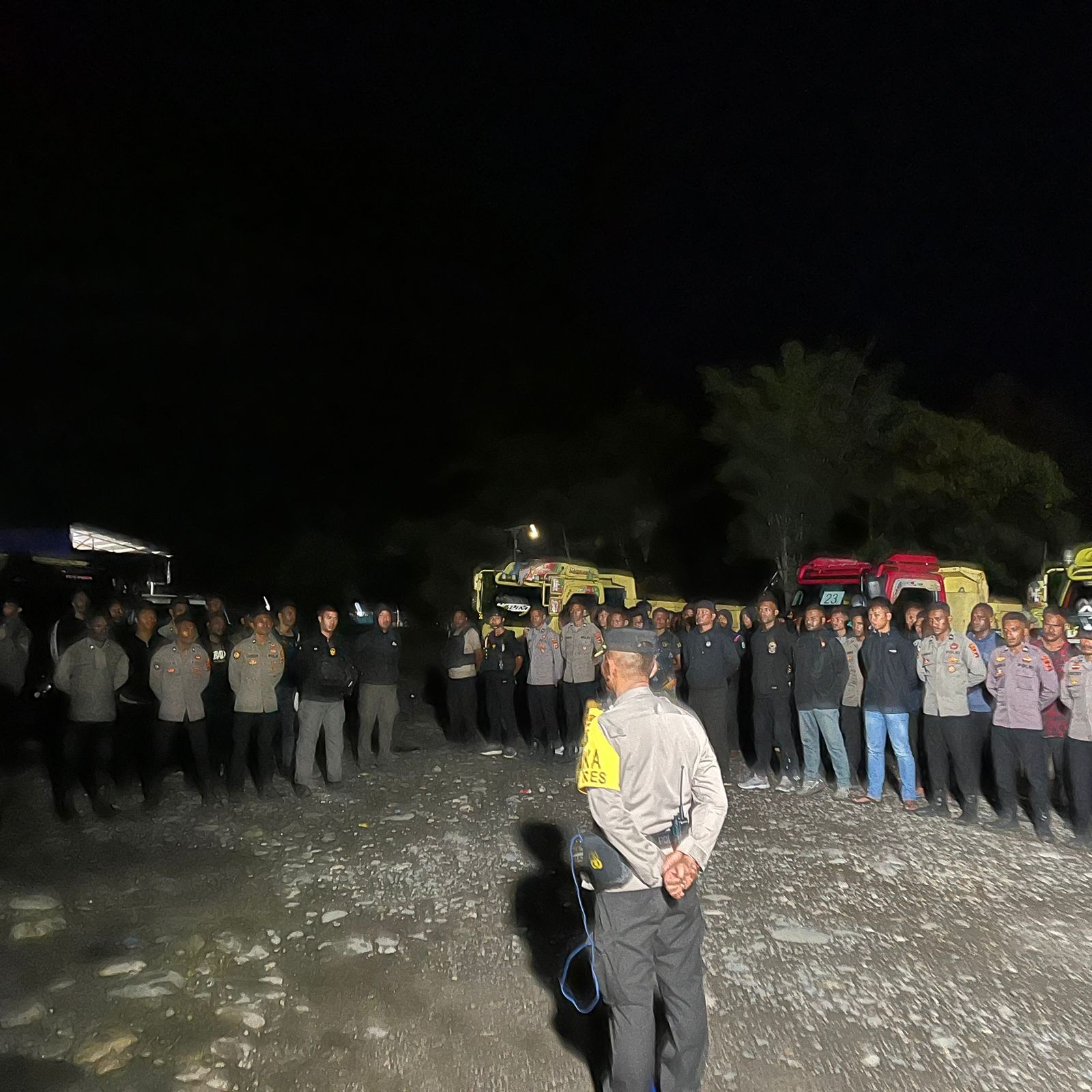 Wakapolres Yalimo Pimpin Apel Siaga Antisipasi Perkembangan Kamtibmas di Kabupaten Yalimo