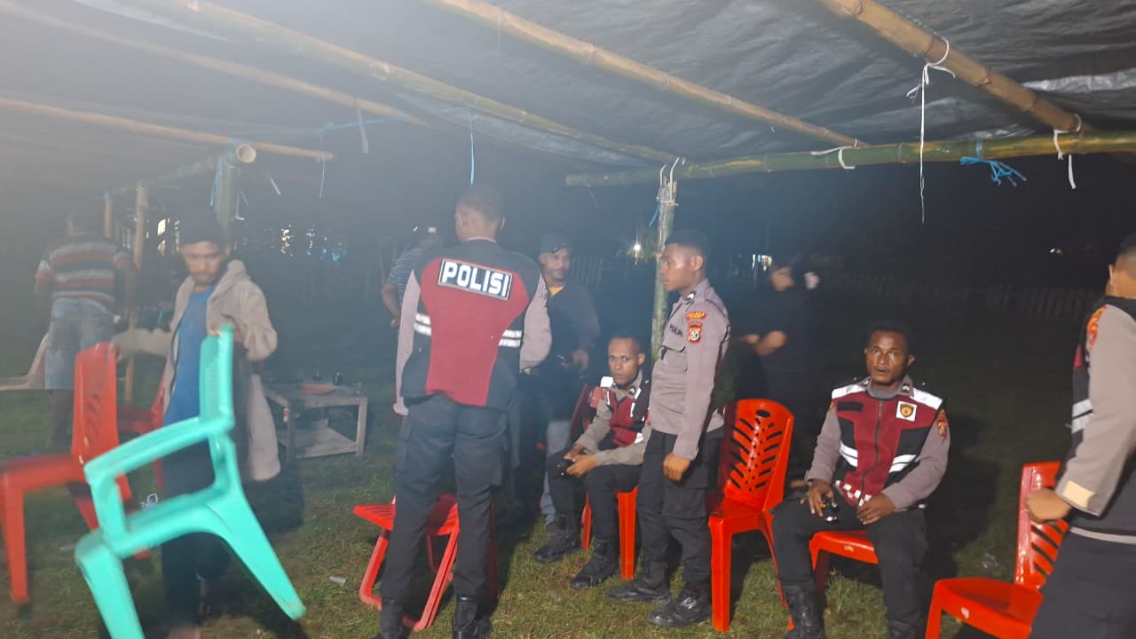Patroli Sat Samapta Polres Sarmi, Antisipasi Gangguan Kamtibmas