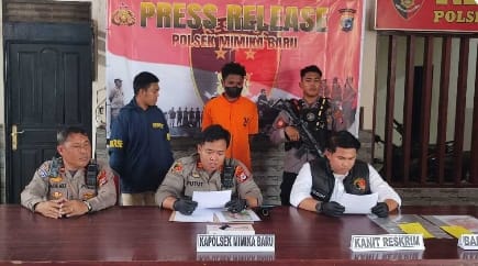 Press Release, Polsek Mimika Baru Beberkan Kronologis Pembunuhan Di Jalan Busiri