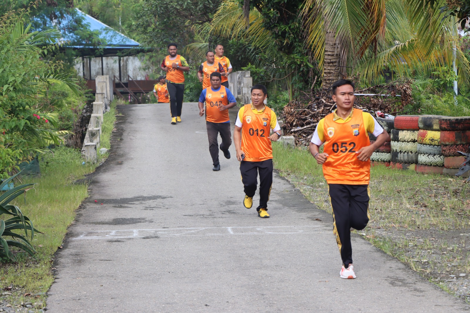 Kesamaptaan Jasmani berkala Semester II Ta 2025 Polres Nabire.