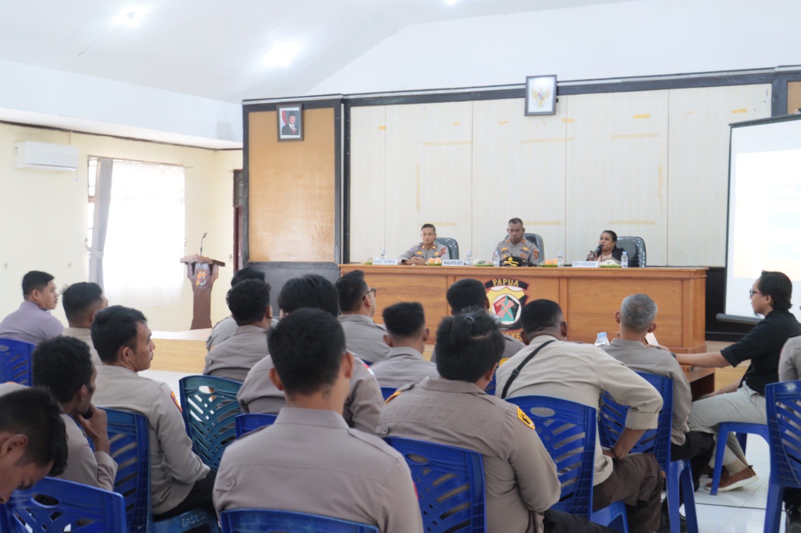 Polres Keerom Gelar Sosialisasi Aplikasi FASIH, Perkuat Digitalisasi Tugas Bhabinkamtibmas