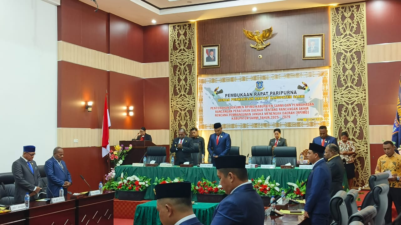 Polres Sarmi Bersama Forkopimda Bahas RPJMD Kabupaten Sarmi